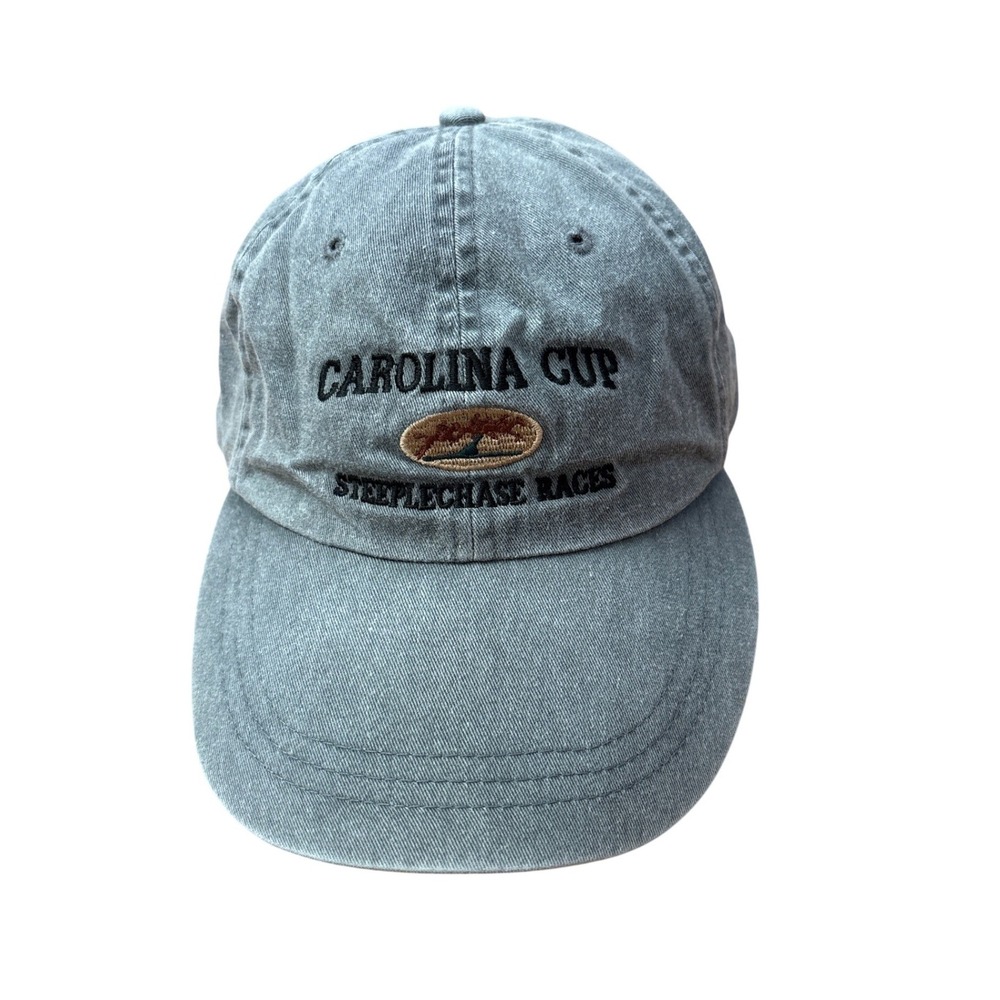 Adams Carolina Cup Steeplechase Hat Mens Grey Vintage Style Dad Cap SIZE OSFA